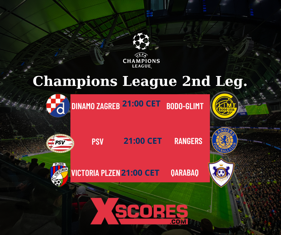 2022 23 Uefa Champions League Wed 24th August Xscores News